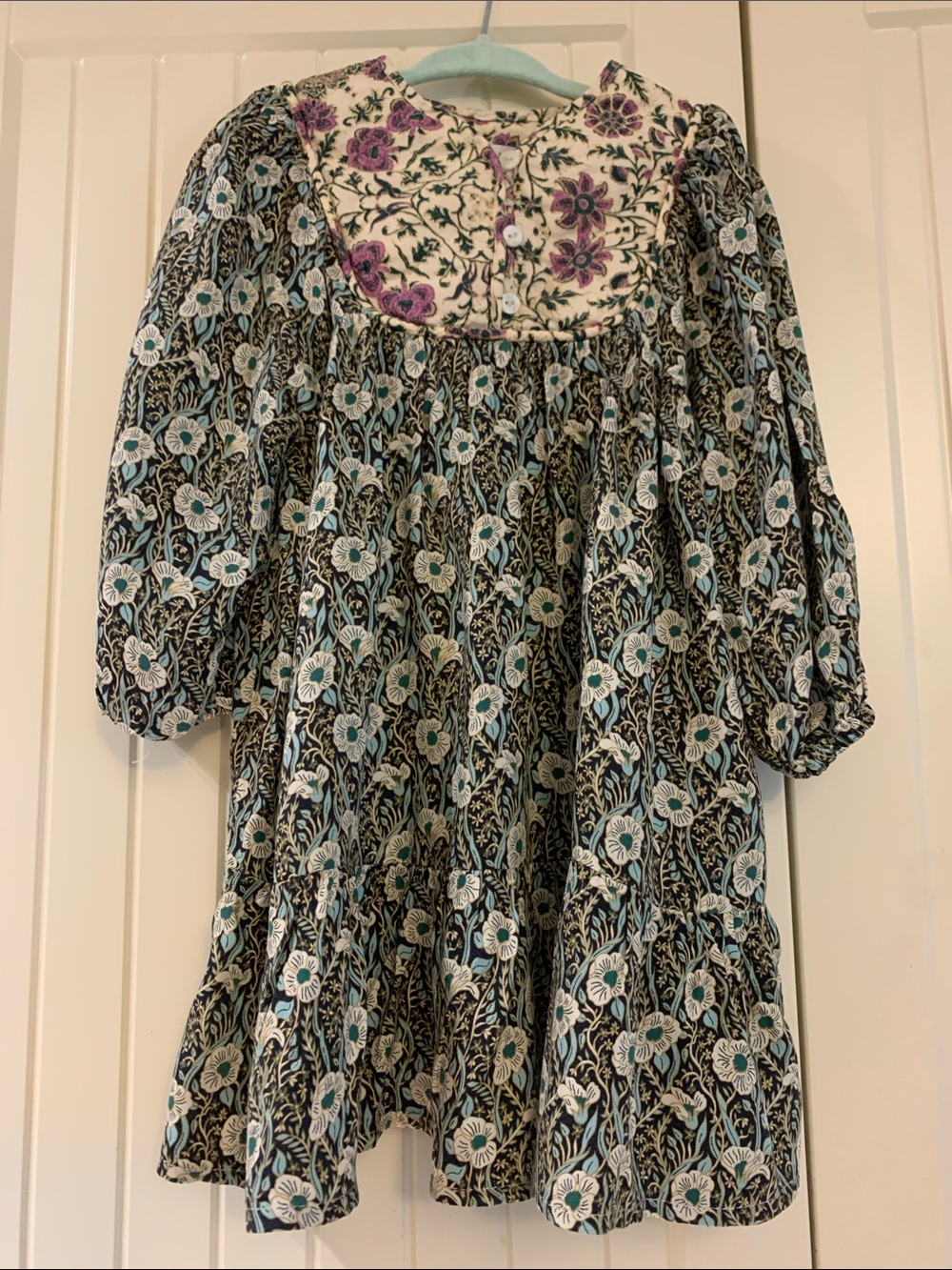 Zara floral long sleeved dress